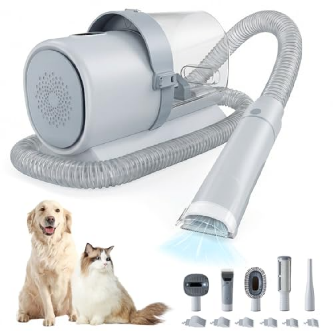 SpotiPaw™ Cordless Low-Noise Dog Grooming Clipper Kit (5-Tool Set)