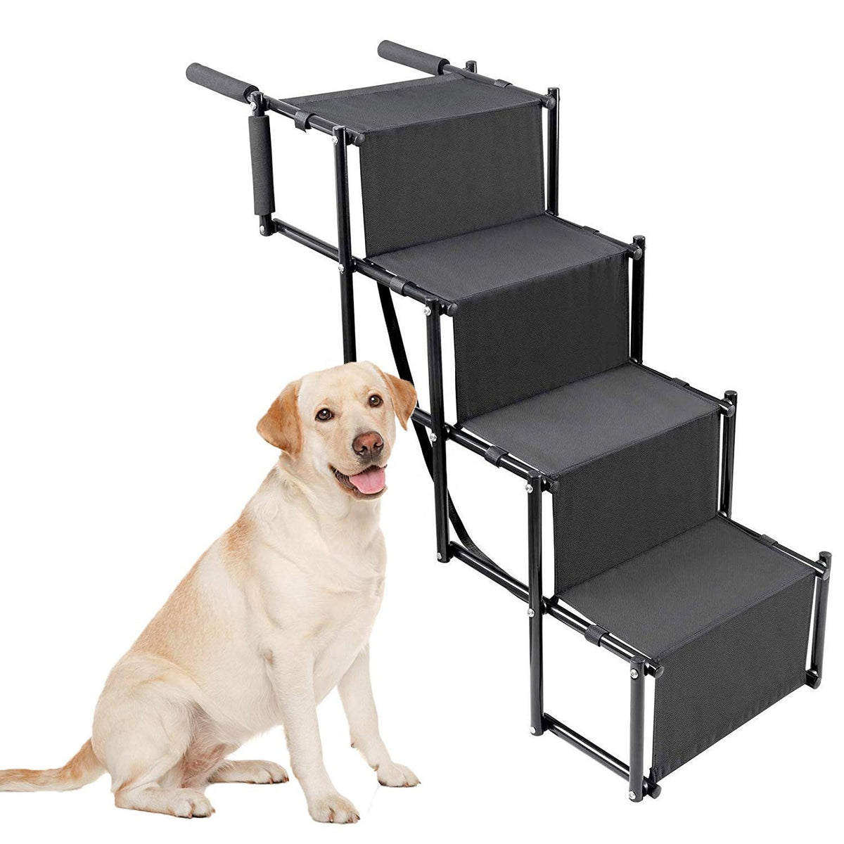 SpotiPaw™ Foldable Non-Slip Pet Ramp Stairs