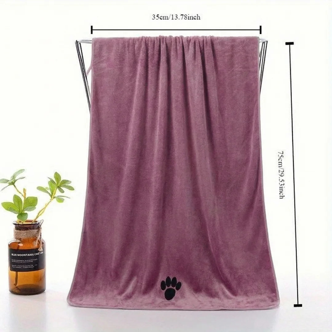 SpotiPaw™ Quick-Dry Super Absorbent Pet Bath Towel